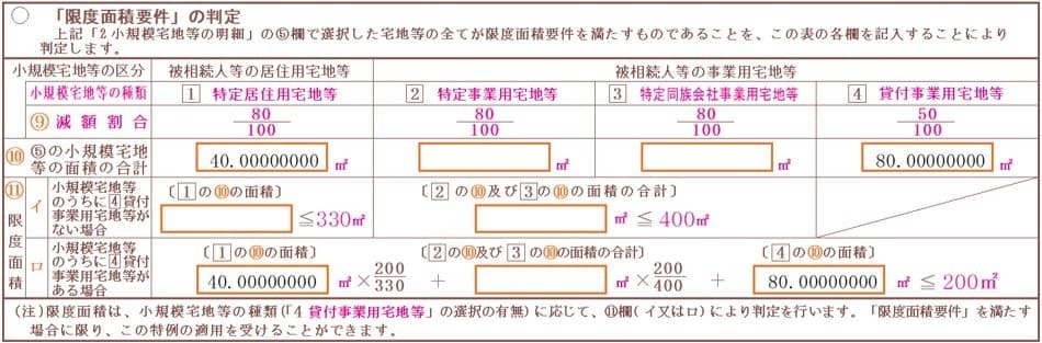 小規模宅地等の特例の選択