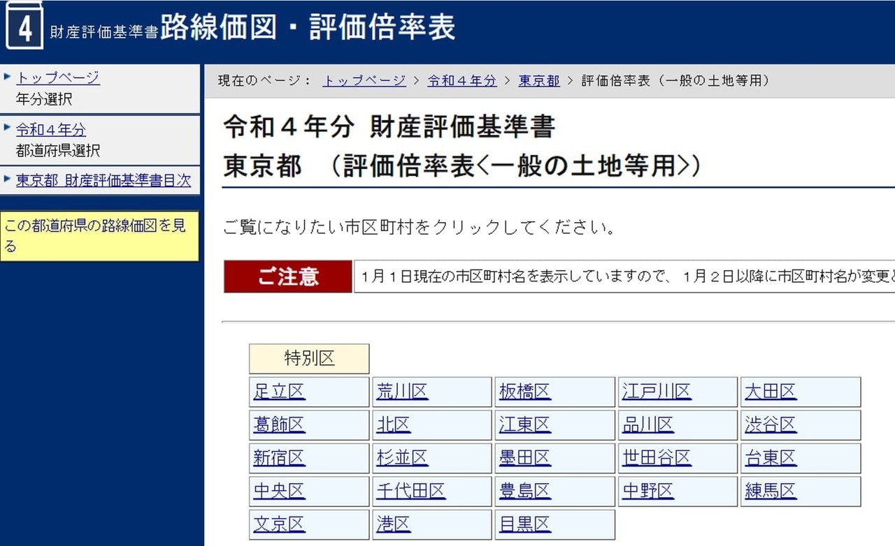 市街地農地の調べ方