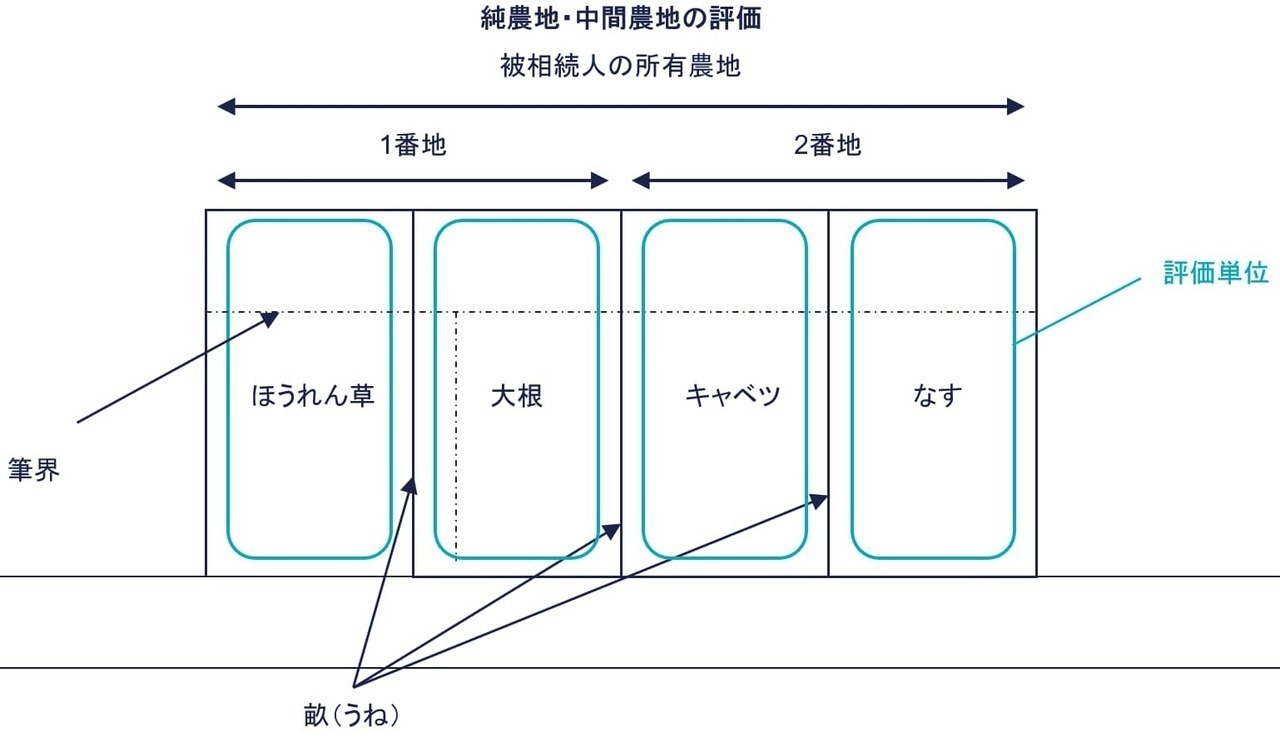 市街地農地の評価単位